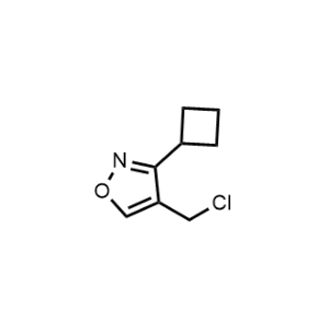 4-(Chloromethyl)-3-cyclobutylisoxazole|CS-1370170