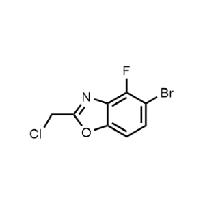 5-Bromo-2-(chloromethyl)-4-fluorobenzo[d]oxazole|CS-1370271