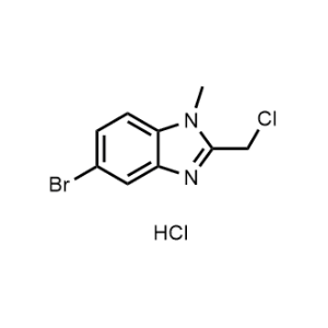 5-Bromo-2-(chloromethyl)-1-methyl-1H-benzo[d]imidazole hydrochloride|CS-1370273