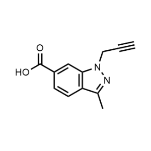 3-Methyl-1-(prop-2-yn-1-yl)-1H-indazole-6-carboxylic acid|CS-1370280