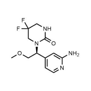 (S)-1-(1-(2-Aminopyridin-4-yl)-2-methoxyethyl)-5,5-difluorotetrahydropyrimidin-2(1H)-one|CS-1370290