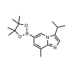 3-Isopropyl-8-methyl-6-(4,4,5,5-tetramethyl-1,3,2-dioxaborolan-2-yl)imidazo[1,2-a]pyridine|CS-1370291