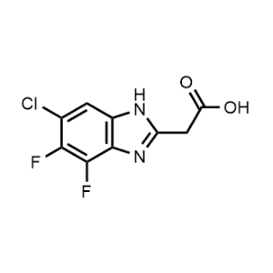 2-(6-Chloro-4,5-difluoro-1H-benzo[d]imidazol-2-yl)acetic acid|CS-1370305