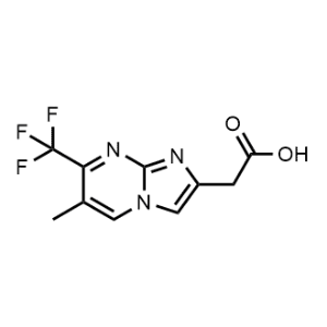 2-(6-Methyl-7-(trifluoromethyl)imidazo[1,2-a]pyrimidin-2-yl)acetic acid|CS-1370306