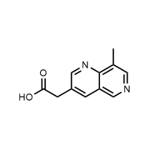 2-(8-Methyl-1,6-naphthyridin-3-yl)acetic acid|CS-1370316