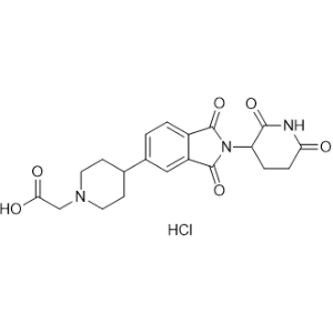 2-(4-(2-(2,6-Dioxopiperidin-3-yl)-1,3-dioxoisoindolin-5-yl)piperidin-1-yl)acetic acid hydrochloride|CS-1370325