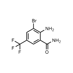 2-Amino-3-bromo-5-(trifluoromethyl)benzamide|CS-1370459