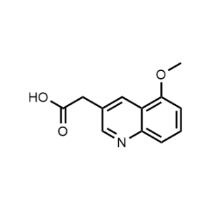 2-(5-Methoxyquinolin-3-yl)acetic acid|CS-1370460