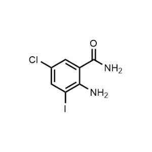 2-Amino-5-chloro-3-iodobenzamide|CS-1370462