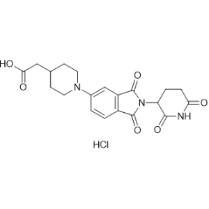 2-(1-(2-(2,6-Dioxopiperidin-3-yl)-1,3-dioxoisoindolin-5-yl)piperidin-4-yl)acetic acid hydrochloride|CS-1370489