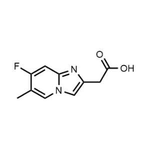2-(7-Fluoro-6-methylimidazo[1,2-a]pyridin-2-yl)acetic acid|CS-1370493