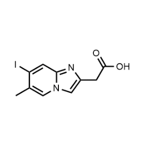 2-(7-Iodo-6-methylimidazo[1,2-a]pyridin-2-yl)acetic acid|CS-1370494