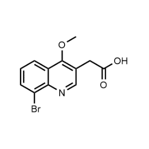2-(8-Bromo-4-methoxyquinolin-3-yl)acetic acid|CS-1370495
