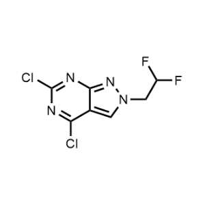 4,6-Dichloro-2-(2,2-difluoroethyl)-2H-pyrazolo[3,4-d]pyrimidine|CS-1370537