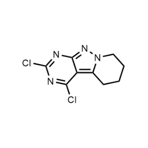 2,4-Dichloro-5,6,7,8-tetrahydropyrido[1',2':1,5]pyrazolo[3,4-d]pyrimidine|CS-1370539