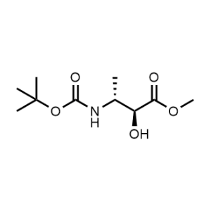 rel-Methyl (2S,3R)-3-((tert-butoxycarbonyl)amino)-2-hydroxybutanoate|CS-1370548