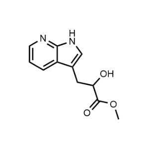 Methyl 2-hydroxy-3-(1H-pyrrolo[2,3-b]pyridin-3-yl)propanoate|CS-1370568