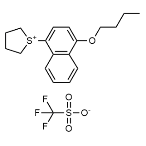 1-(4-Butoxynaphthalen-1-yl)tetrahydro-1H-thiophen-1-ium trifluoromethanesulfonate|CS-1370577