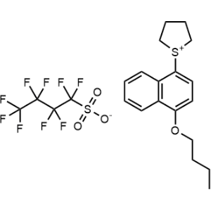 1-(4-Butoxynaphthalen-1-yl)tetrahydro-1H-thiophen-1-ium 1,1,2,2,3,3,4,4,4-nonafluorobutane-1-sulfonate|CS-1370580