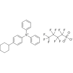 (4-Cyclohexylphenyl)diphenylsulfonium 1,1,2,2,3,3,4,4,4-nonafluorobutane-1-sulfonate|CS-1370595