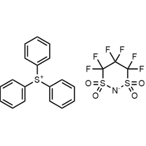 Triphenylsulfonium 4,4,5,5,6,6-hexafluoro-1,3,2-dithiazinan-2-ide 1,1,3,3-tetraoxide|CS-1370604