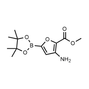 Methyl 3-amino-5-(4,4,5,5-tetramethyl-1,3,2-dioxaborolan-2-yl)furan-2-carboxylate|CS-1370642