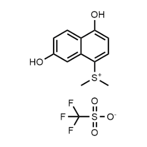 (4,7-Dihydroxynaphthalen-1-yl)dimethylsulfonium trifluoromethanesulfonate|CS-1371097
