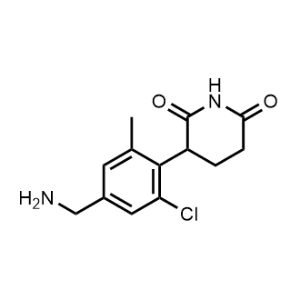 3-(4-(Aminomethyl)-2-chloro-6-methylphenyl)piperidine-2,6-dione|CS-1371208