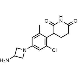 3-(4-(3-Aminoazetidin-1-yl)-2-chloro-6-methylphenyl)piperidine-2,6-dione|CS-1371214