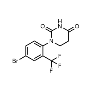 1-(4-Bromo-2-(trifluoromethyl)phenyl)dihydropyrimidine-2,4(1H,3H)-dione|CS-1371226