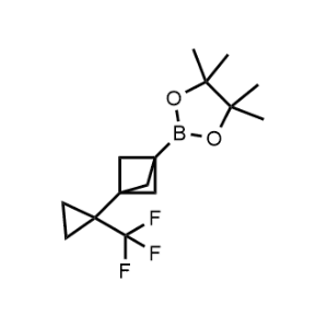 4,4,5,5-Tetramethyl-2-(3-(1-(trifluoromethyl)cyclopropyl)bicyclo[1.1.1]pentan-1-yl)-1,3,2-dioxaborolane|CS-1371238