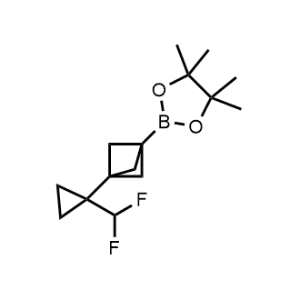 2-(3-(1-(Difluoromethyl)cyclopropyl)bicyclo[1.1.1]pentan-1-yl)-4,4,5,5-tetramethyl-1,3,2-dioxaborolane|CS-1371240