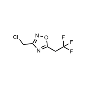3-(Chloromethyl)-5-(2,2,2-trifluoroethyl)-1,2,4-oxadiazole|CS-1371262
