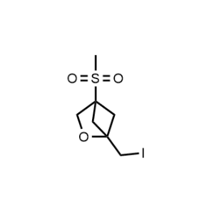 1-(Iodomethyl)-4-(methylsulfonyl)-2-oxabicyclo[2.1.1]hexane|CS-1371272