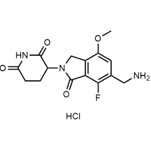 3-(6-(Aminomethyl)-7-fluoro-4-methoxy-1-oxoisoindolin-2-yl)piperidine-2,6-dione hydrochloride|CS-1371277