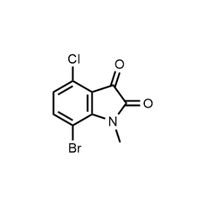 7-Bromo-4-chloro-1-methylindoline-2,3-dione|CS-1371284