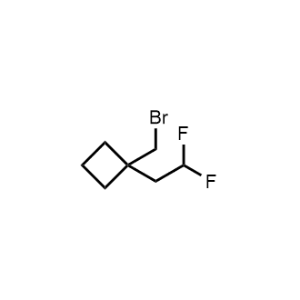 1-(Bromomethyl)-1-(2,2-difluoroethyl)cyclobutane|CS-1371285