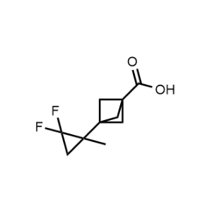 3-(2,2-Difluoro-1-methylcyclopropyl)bicyclo[1.1.1]pentane-1-carboxylic acid|CS-1371293