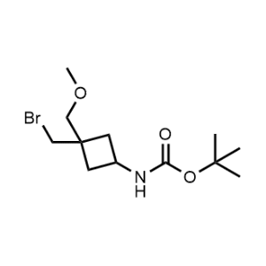 tert-Butyl (3-(bromomethyl)-3-(methoxymethyl)cyclobutyl)carbamate|CS-1371308