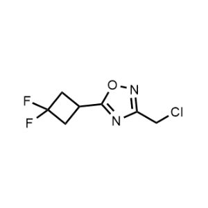 3-(Chloromethyl)-5-(3,3-difluorocyclobutyl)-1,2,4-oxadiazole|CS-1371321