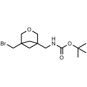 tert-Butyl ((5-(bromomethyl)-3-oxabicyclo[3.1.1]heptan-1-yl)methyl)carbamate|CS-1371329