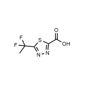 5-(1,1-Difluoroethyl)-1,3,4-thiadiazole-2-carboxylic acid|CS-1371332
