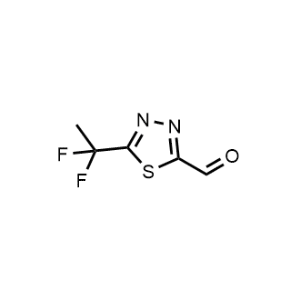 5-(1,1-Difluoroethyl)-1,3,4-thiadiazole-2-carbaldehyde|CS-1371334