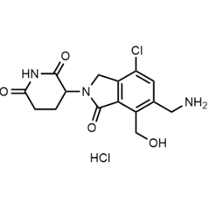 3-(6-(Aminomethyl)-4-chloro-7-(hydroxymethyl)-1-oxoisoindolin-2-yl)piperidine-2,6-dione hydrochloride|CS-1371335