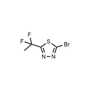 2-Bromo-5-(1,1-difluoroethyl)-1,3,4-thiadiazole|CS-1371361