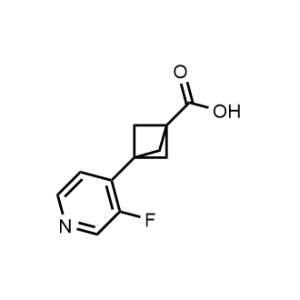 3-(3-Fluoropyridin-4-yl)bicyclo[1.1.1]pentane-1-carboxylic acid|CS-1371372