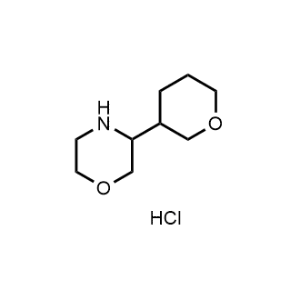 3-(Tetrahydro-2H-pyran-3-yl)morpholine hydrochloride|CS-1371373