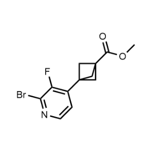Methyl 3-(2-bromo-3-fluoropyridin-4-yl)bicyclo[1.1.1]pentane-1-carboxylate|CS-1371377