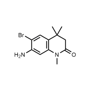 7-Amino-6-bromo-1,4,4-trimethyl-3,4-dihydroquinolin-2(1H)-one|CS-1371426
