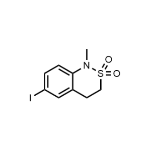 6-Iodo-1-methyl-3,4-dihydro-1H-benzo[c][1,2]thiazine 2,2-dioxide|CS-1371429